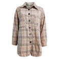 thumbnail image 4 of CEHVOM Mode Femme Manches Longues Ouvert devant Ample Manteau Imprimé Blouse Liquidation, 4 of 5