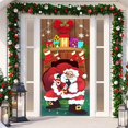 thumbnail image 1 of Hbdhejl Christmas Door Decoration Door Cover Hanging Cloth Holiday Party Layout Scene Background Cloth, 1 of 4