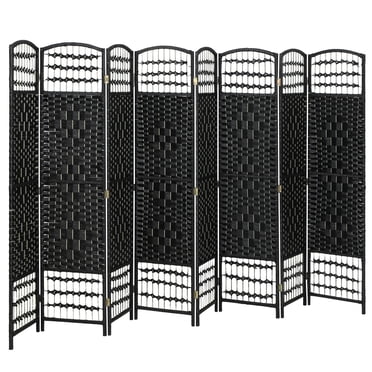 HOMCOM 5.6ft Folding Room Divider, Freestanding Privacy Screen for Bedroom