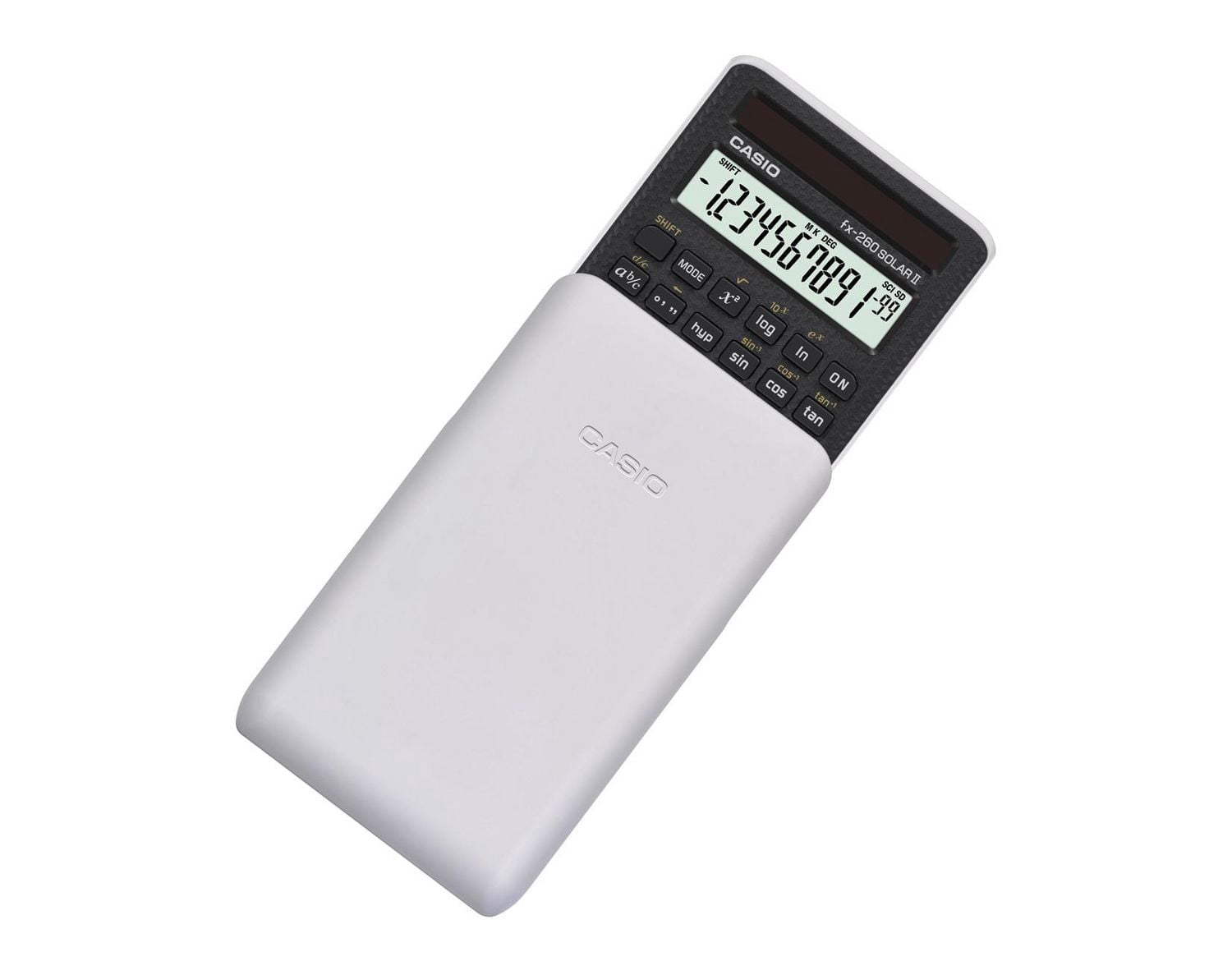 CASIO FX-260SOLARII, One solar scientific calculator, Elementary school with fractions