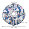 thumbnail image 4 of Cat Cone Collar Soft, Cat Recovery Collar for Wound Healing Kitten Cone Cat Cones To Stop Licking Cute Cat Donut Adjustable Cat Cones Elizabethan Collars for Kittens After Surgery, 4 of 7