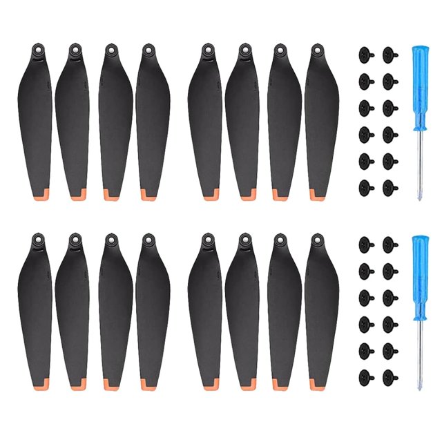 (16 Pcs) Mini 4 Pro/Mini 3 Pro Hélices Compatibles avec DJI Mini 4 Pro/Mini 3 Pro Pales Accessoires de Remplacement (Pas pour DJI 2022 Mini 3)
