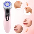 thumbnail image 1 of AFD 5 IN 1 Facial Skin Care Massager, Facial Skin Beauty Deep Clean Instrument - Face Cleaner Lifting/Lift & Firm Tighten Skin Wrinkles/Skin Care Tools,Pink, 1 of 9