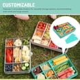 thumbnail image 2 of Melii 12 Compartment Snackle Box container - Blue - 1 unit, 2 of 7
