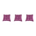 thumbnail image 2 of serony Coussin de Siège Imperméable pour Activités Extérieures Tissu Polyester Respirant Remplissage Perle Tissu Polyester Violet 3Set, 2 of 6