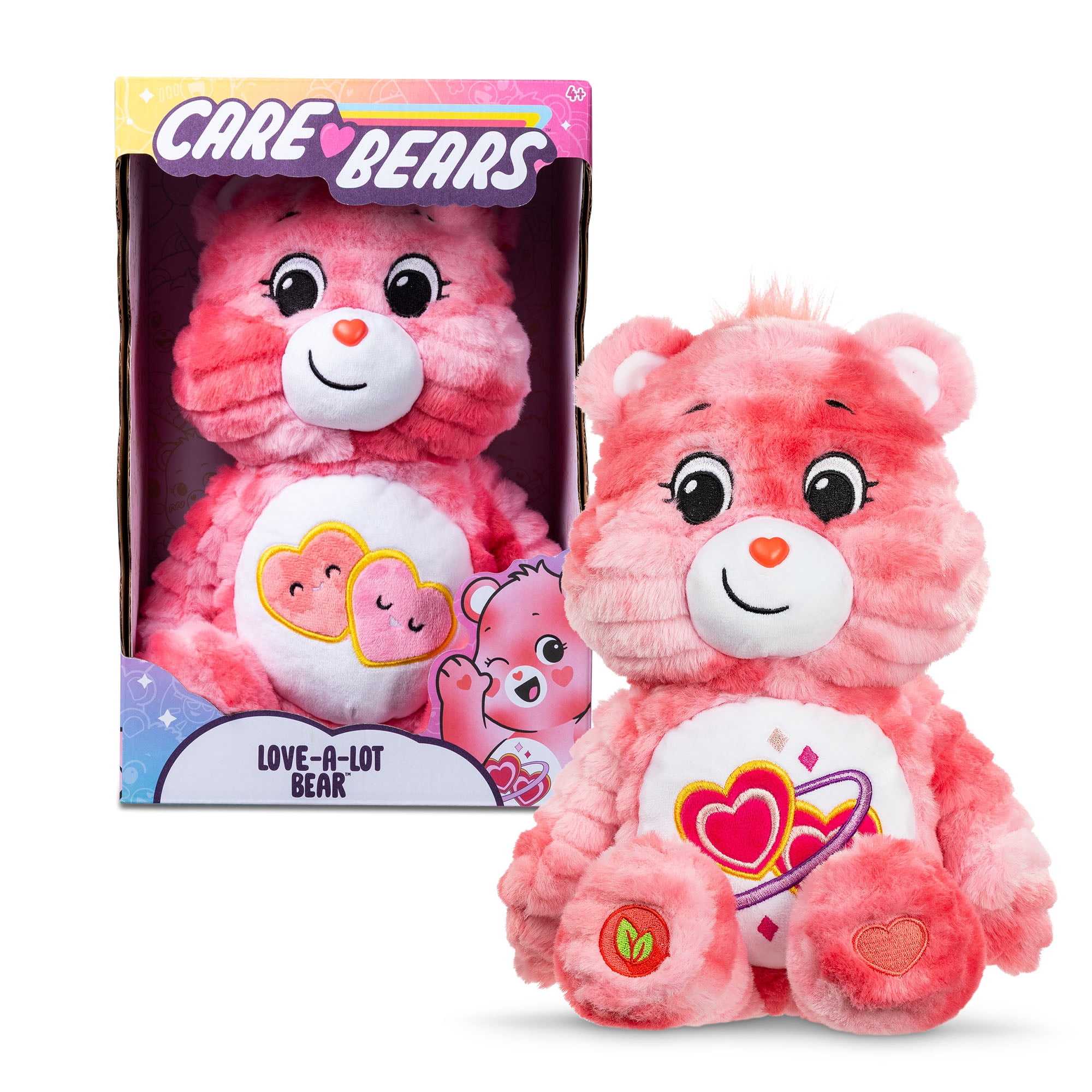 Care Bears Medium Plush (Eco) -  Love-a-Lot Bear