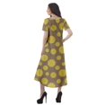 thumbnail image 3 of Moomaya Robes d'Été Imprimées pour Femmes à Manches Courtes en Coton Flex Robe de Soirée, 3 of 5