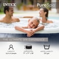 thumbnail image 2 of Intex 28429EP PureSpa Plus Portable Round Inflatable Hot Tub Bubble Jet Spa, 2 of 9