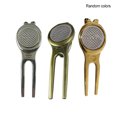 thumbnail image 4 of Zinc Alliage Golf Pitchfork Professionnel Sport Fourche Réutilisable Putting Vert Divot Outil Boule Fabricant Détachant Formation Aides Réparation Fourche Fournitures, 4 of 8