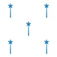 thumbnail image 2 of relayinert Decorative Spice Shaker For Multi-functional Kitchen Tools Spice Container Spice Storage Interesting Blue Three holes 5Set, 2 of 6