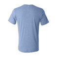 thumbnail image 2 of T-shirt Unisexe à Col Rond en Mélange Triblend à Manches Courtes Bella Canvas, L, Bleu Triblend, 2 of 2