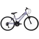 Huffy 24" Rock Creek Mountain Bike, convient aux cavaliers 58” - 70”, Pourpre, adulte, femme