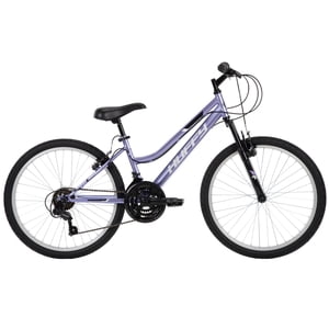 Huffy 24" Rock Creek Mountain Bike, Fits Riders 58” - 70”, Purple, Adult, Women's