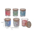 thumbnail image 2 of Tree Of Life Scented Candle In Glass Votive With Cork Lid - Set of 6, 2 of 3