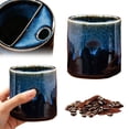 thumbnail image 1 of Outdor Ceramic Cup Porcelain Coffee Mug Lid No Handle Travel Friendly Home, 1 of 6