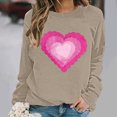 thumbnail image 3 of Yuyuzo Sweatshirts for Women Plus Size Valentines Day Tops Fleece Lined Long Sleeve Loose Casual Fashion Pullover Shirts, 3 of 6