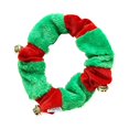 thumbnail image 4 of Midlee Collier en Peluche Rouge/vert de Noël (Grand) - Accessoire pour Chien Extensible pour les Fêtes, 4 of 4