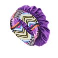 thumbnail image 1 of WIFKLSIIPG Wide Elastic Band Satin Sleep Bonnet Soft Night Sleeping Cap for Women, 1 of 2