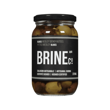 Brine Co Olives Medley Dénoyautées Bocal 370ML