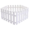 thumbnail image 1 of 5Pcs Garden Picket Fence Plastic White Edgings Decorative Landscape Path Panels, 1 of 5