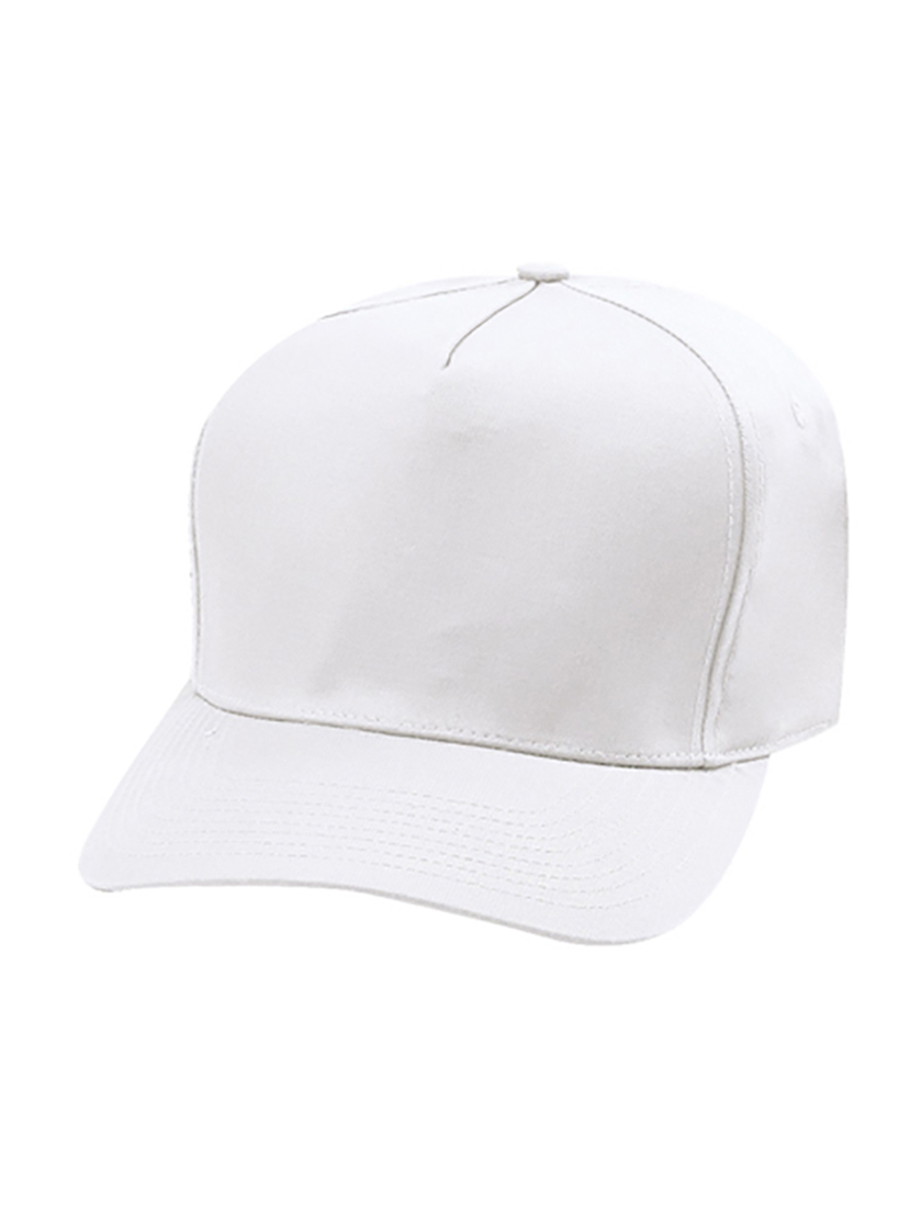 Top Headwear Casquette Snapback en Sergé de Coton Poly - Blanc