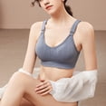 thumbnail image 4 of LSLJS Ladies Comfortable Breathable No Steel Ring Front Buckle Breastfeeding Bra Woman Underwear, 4 of 9