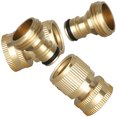 thumbnail image 4 of 2 Sets Garden Hose Quick Connect Fittings 3/4 Inch Thread Adapter Hose End Replacement Fittings, 4 of 6