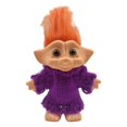 thumbnail image 1 of Mini Troll Dolls , Figurines d'Action Vintage Trolls Mini 4 Pouces Gâteau Cheveux Orange, 1 of 6