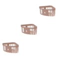 thumbnail image 4 of yingyy 1/2/3/5 Support de Baignoire de Support de Lavage Support de Rangement Durable Sans Perforation Décorations de Commodité Brosse à Dents Titulaire Rose 3PCS, 4 of 6