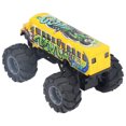 thumbnail image 3 of School Bus Model Toy, 1:43 Scale School Bus Pull Back Toy  For Outdoor Play For 3 + Years Old Kids Graffiti Yellow, 3 of 8