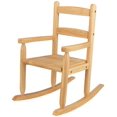 thumbnail image 1 of KidKraft Kids Wood 2-Slat Rocker Wood Rocking Chair - Natural | 18121, 1 of 4