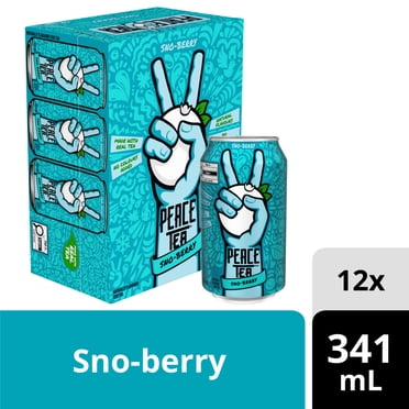 Peace Tea Sno-Berry Iced Tea Cans, 341 mL, 12 Pack