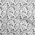 thumbnail image 1 of oneOone Viscose Chiffon White Fabric Asian Floral Block Sewing Craft Projects Fabric Prints By Yard 42 Inch Wide, 1 of 3