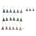 thumbnail image 2 of 6Pk Wood Tree Shape Ornament Color - Set of 6, 2 of 3