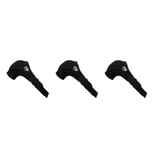 Wweixi Protège-Épaules Compression Universel Noir 3Ensemble