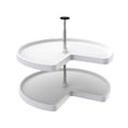 thumbnail image 1 of Rev-A-Shelf 32 Inch Lazy Susan Kidney Polymet 2-Shelf, White, 3472-32-11-52, 1 of 6