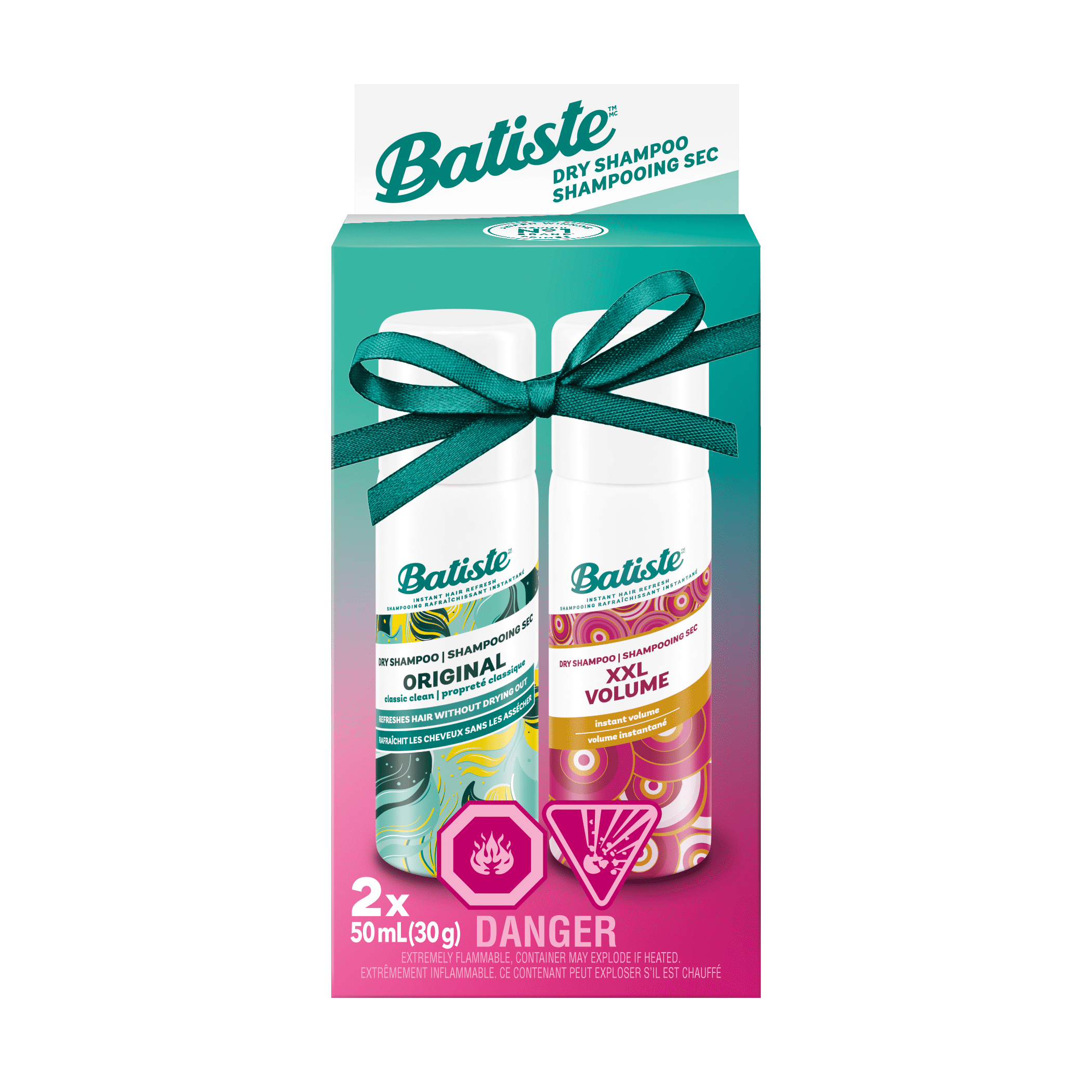 Batiste Dry Shampoo Holiday coffret-cadeau, cadeau de bas de Noël
