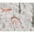 thumbnail image 5 of oneOone Cotton Flex Orange Fabric Deer Craft Projects Decor Fabric Printed By The Yard 40 Inch Wide, 5 of 5