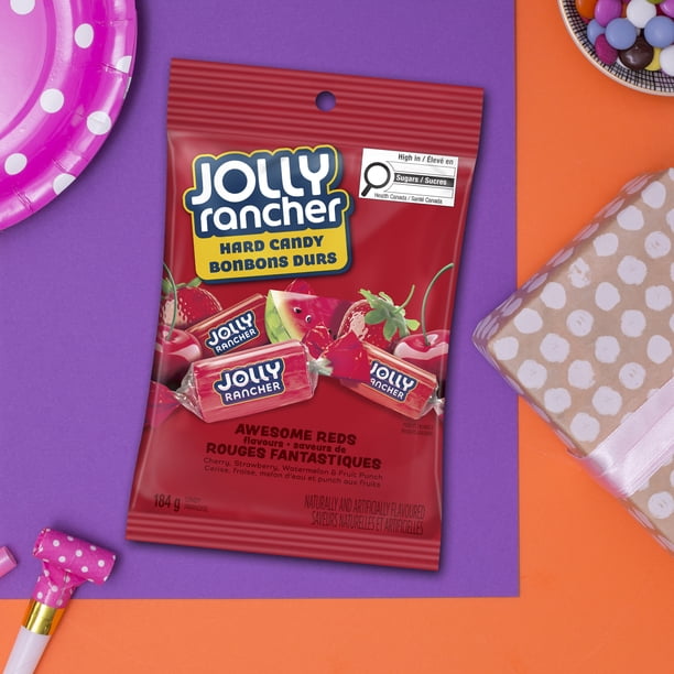 JOLLY RANCHER Awesome Reds Hard Candy, cherry, strawberry