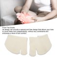 thumbnail image 3 of Half Flip Flop Socks, Front Toe Flip Flop Socks Skin Friendly  Breathable Slipless Milk White  For Sports, 3 of 8