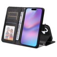 thumbnail image 2 of Compatible with iPhone 17 Case Card Slots Precise Cutouts Flip Cover Magnetic Closure, 2 of 5