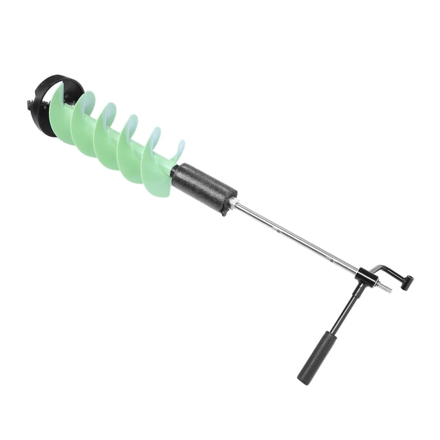 Ice Auger, Ice Drill Auger Simple Control Portable Cemented Carbide Nylon for Fishing