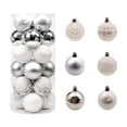 thumbnail image 2 of Christmas Tree Decorations 24 Pcs 6cm/2.36 In Shatterproof Plastic Christmas Tree Ornaments, Christmas Ball Baubles For Xmas Trees Wedding Party And Home Decor Christmas Decorations on Clearance, 2 of 6