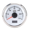 thumbnail image 2 of 52mm Tachometer Gauge with Hour Meter for Truck Tractor Car Boat 3000RPM 7 Color Backlight, 2 of 7