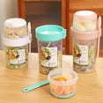 thumbnail image 4 of AKEGAMN Contenants de Céréales et de Lait Doubles Contenants Alimentaires de Randonnée Gobelets à Collation Camping et VR Rangement et Organisation Gobelets à Emporter Contenants de Yogourt Croquants, 4 of 8