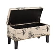 thumbnail image 3 of Pouf de Rangement Sydney Botanique, 3 of 8