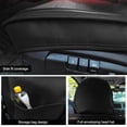 thumbnail image 2 of Maidao Car Seat Covers Full Set Leather for Honda for Ridgeline 2006-Present 5 Seats Water Resistant Front Rear Cushion Protector with Pillow and Headrest Black, 2 of 7