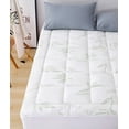thumbnail image 1 of Mocassi Rayon Derived from Bamboo Mattress Pad, Soft & Plush Topper, Breathable Cool-Flow Technology, Fits Mattresses up to 16" Deep, Bamboo Mattress Pad, Queen, Green, 1 of 5