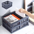 thumbnail image 1 of Yhmxh Organisateurs et Rangement pour Garde-Robe, Panier de Rangement Pliant de Bureau pour Collations et Papeterie, Boîte de Tri et de Rangement, Panier pour Cosmétiques et Articles Divers, Panier à Fruits, Panier de Rangement, Panier Pliant en Plastique, 1 of 6