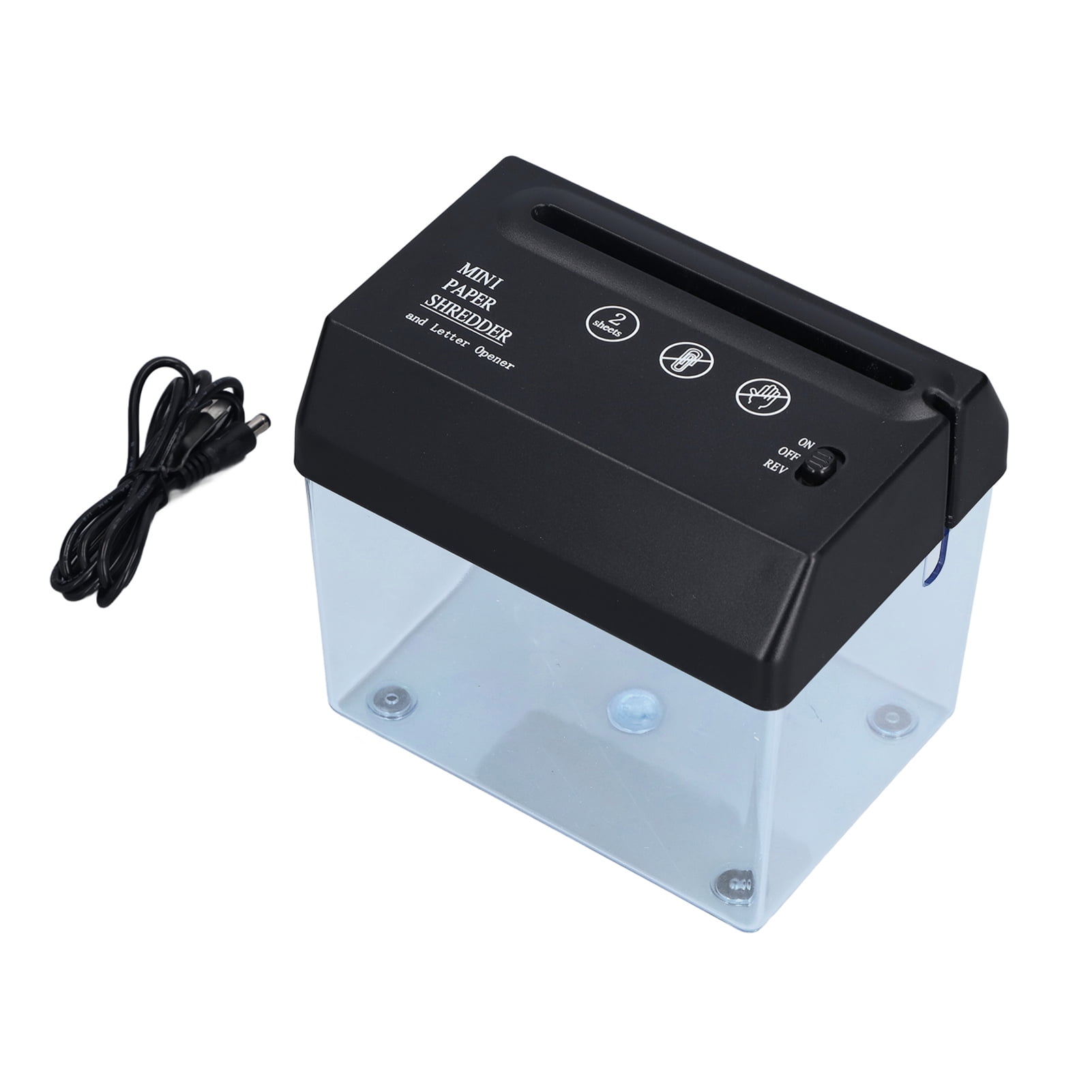 Mini Paper Shredder USB A6 Metal Knife Wear Resistant Highly Durable Portable Space Saving Electric Paper Shredder